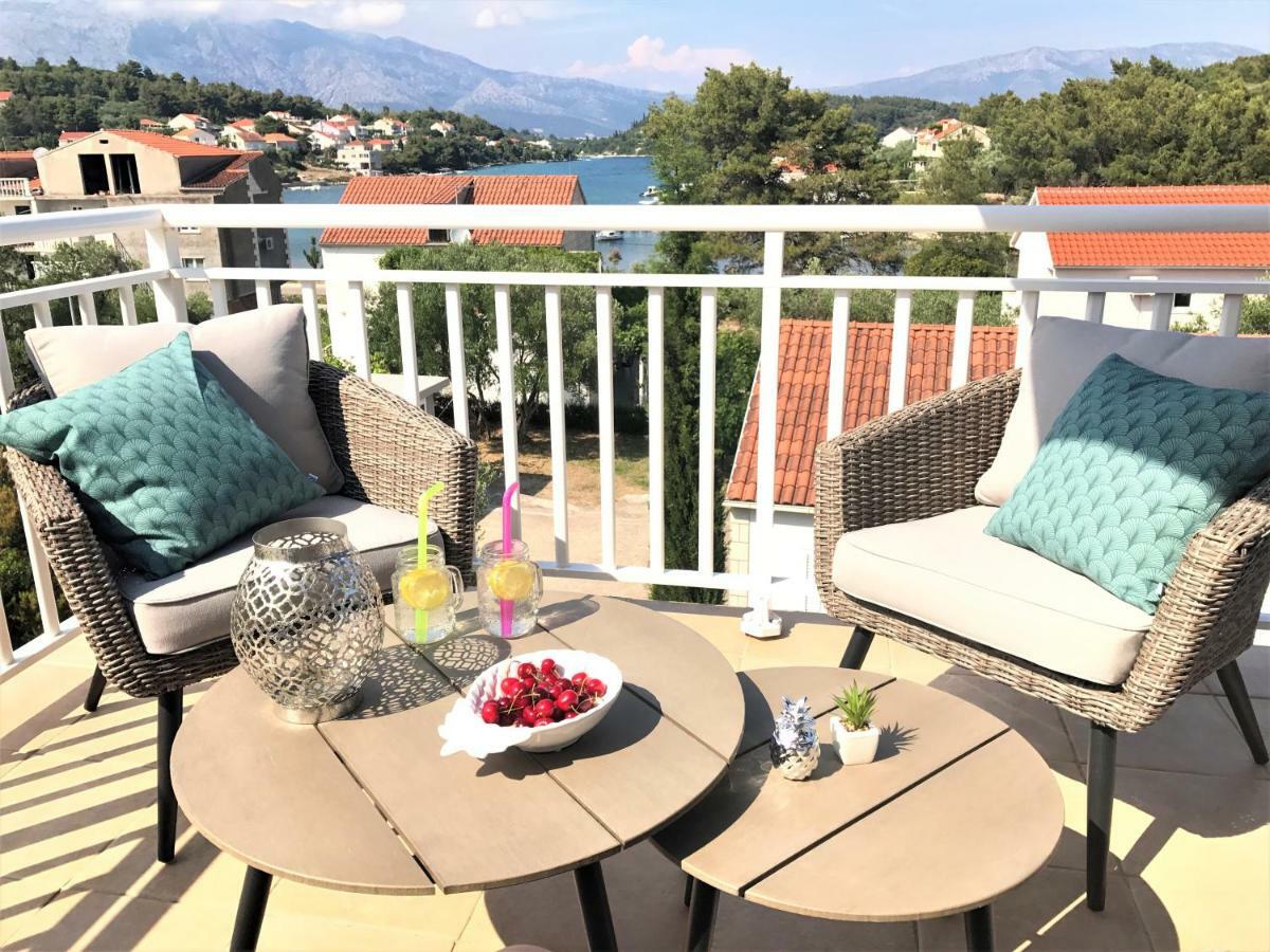 Apartmani Fortuna Lumbarda Exteriér fotografie